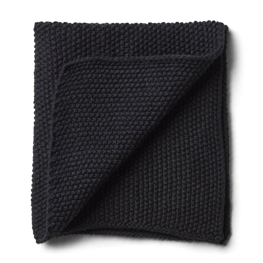 Humdakin Humdakin Knitted tiskipyyhe 28x28 cm Coal