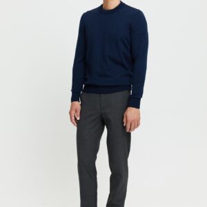 Daniel Extra Fine Merinovillapaita Sininen