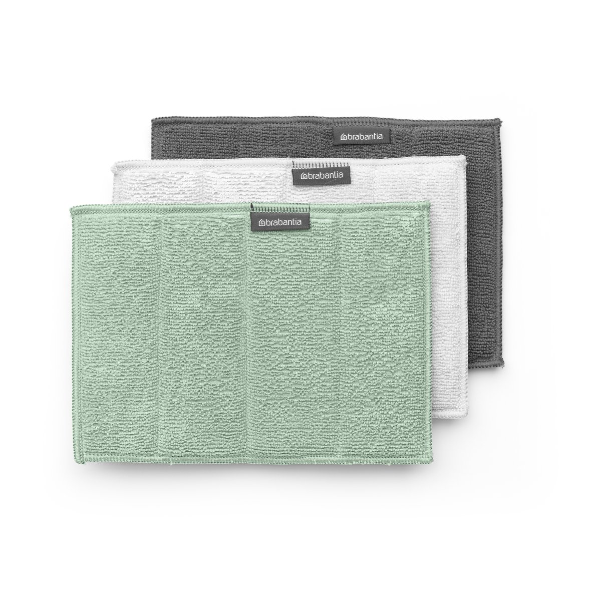 Brabantia Sinkside puhdistussieni mikrokuitu 3-pack Jade green
