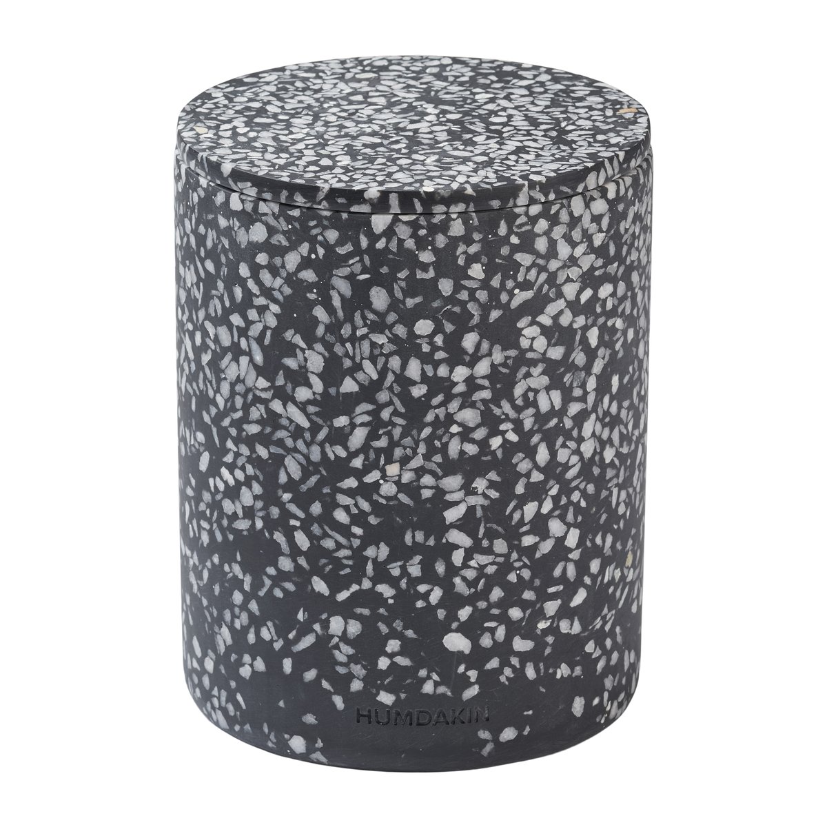 Humdakin Humdakin Terrazzo kannellinen maljakko Ø 13 cm Black
