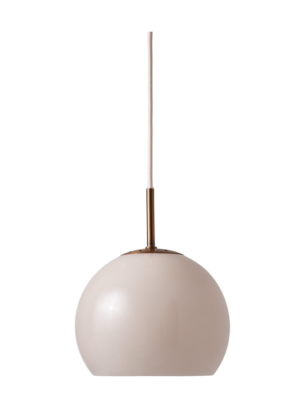 Ball-lasinen riippuvalaisin ø 18 cm