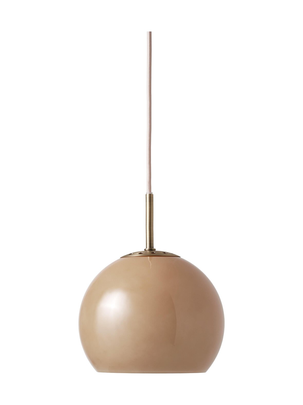 Ball-lasinen riippuvalaisin ø 18 cm