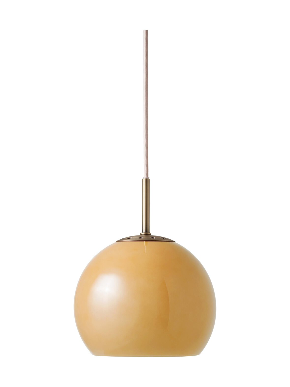 Ball-lasinen riippuvalaisin ø 18 cm