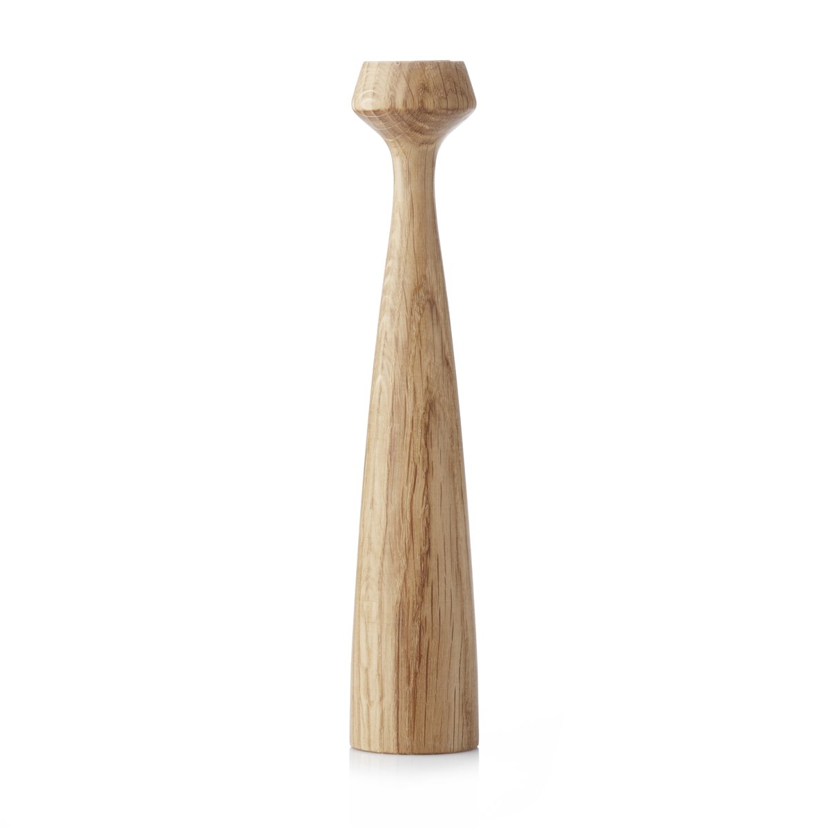 Applicata Blossom Lily -kynttilänjalka 24,5 cm Oiled oak