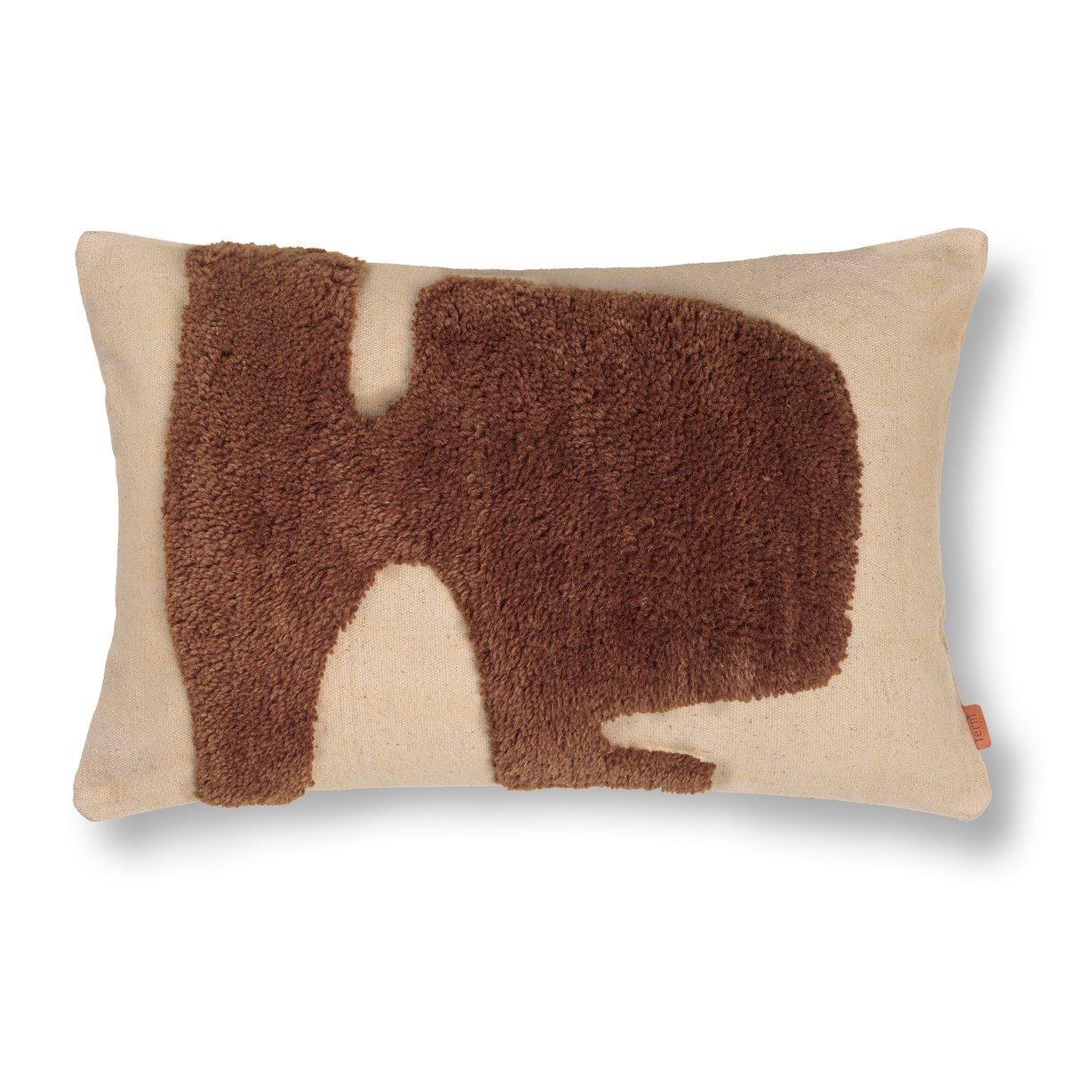 Ferm Living Lay suorakulmainen tyyny 40 x 60 cm Sand / Sugar Kelp