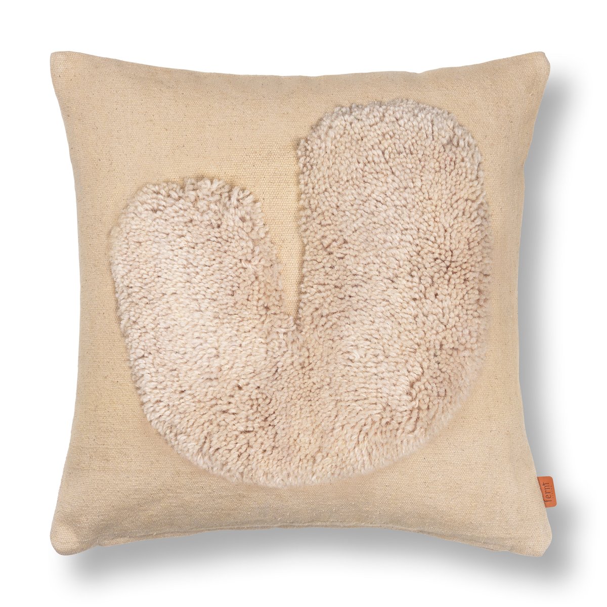 Ferm Living Lay tyyny 50 x 50 cm Sand / Off-white