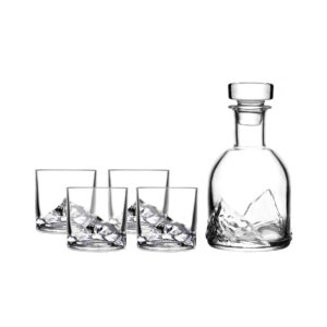 Everest whiskey set - karahvi ja viskilasit 1 l