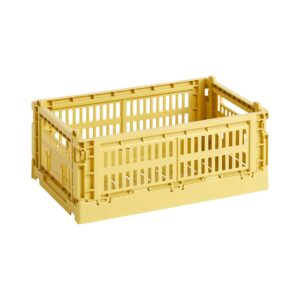 Hay colour crate s -säilytyskori