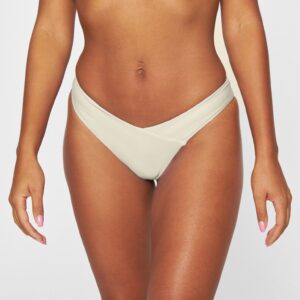 Canggu V-Shape Bikinialaosa Shell White