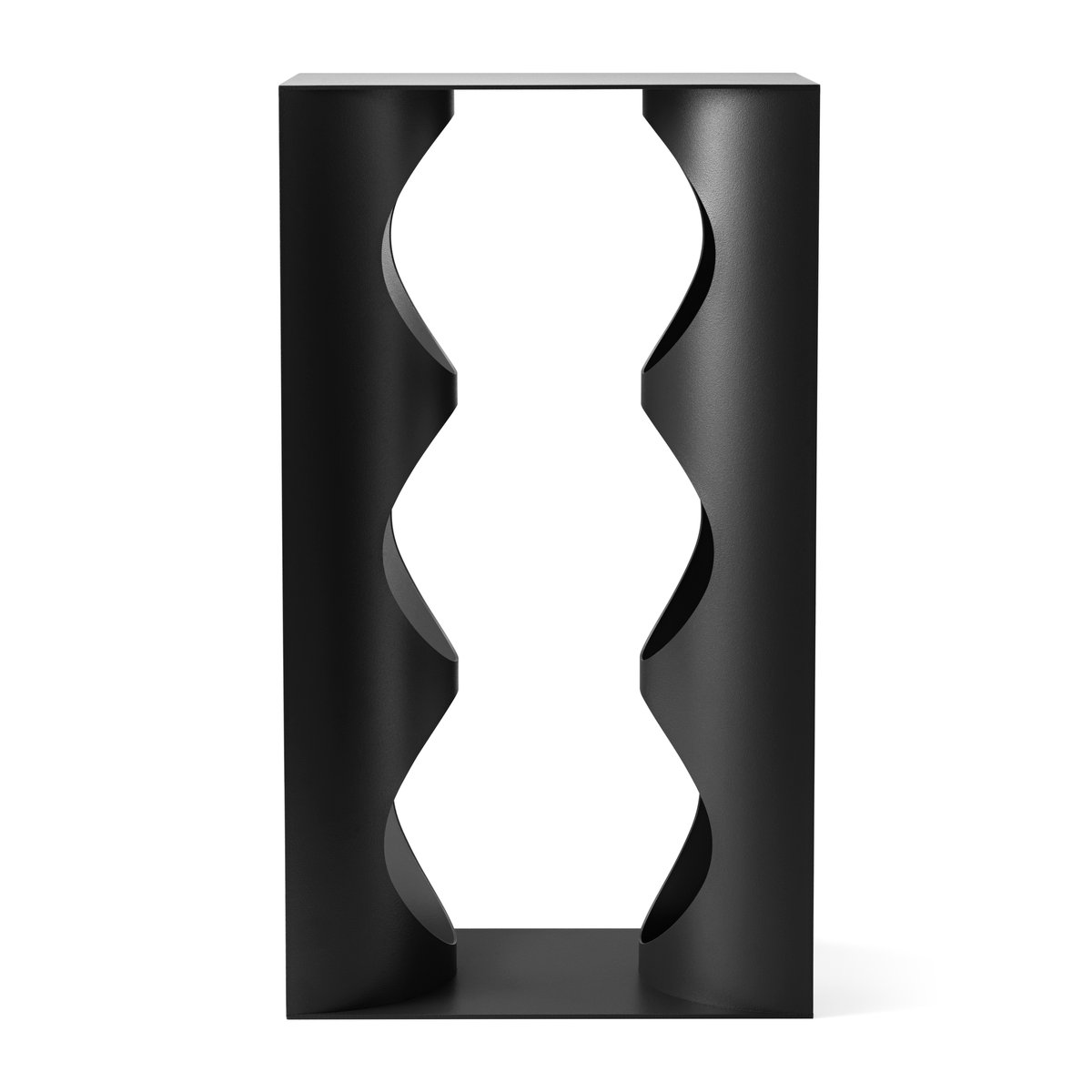 Georg Jensen Alfredo viinipulloteline 3 pulloa 33,6 x 12 cm Black