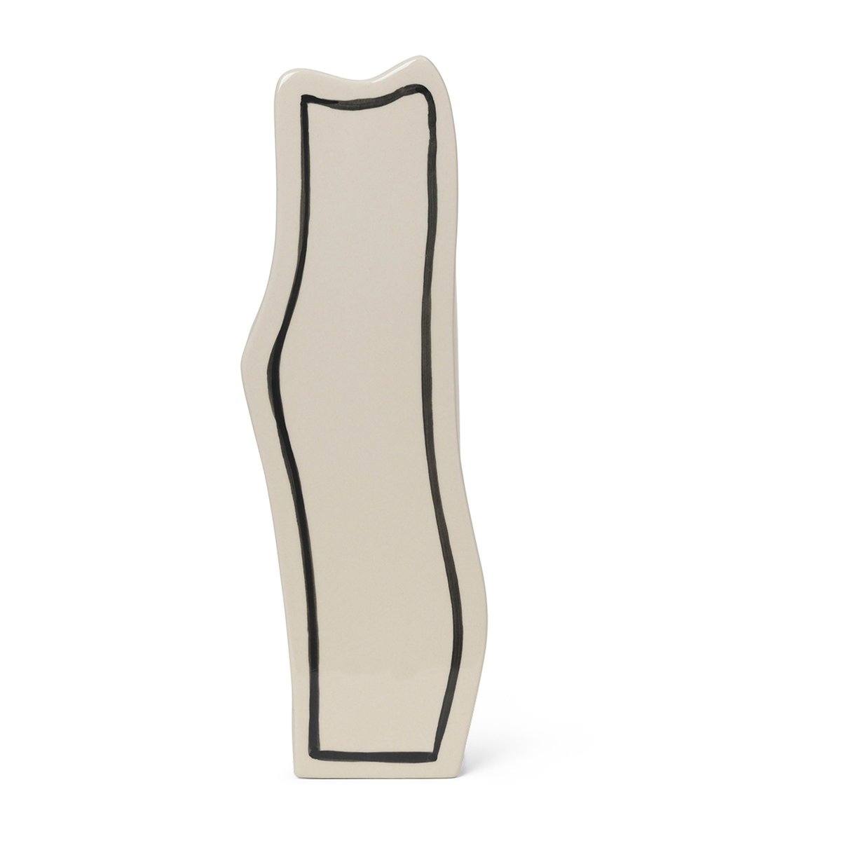 Ferm Living Paste maljakko slim 35 cm Off white