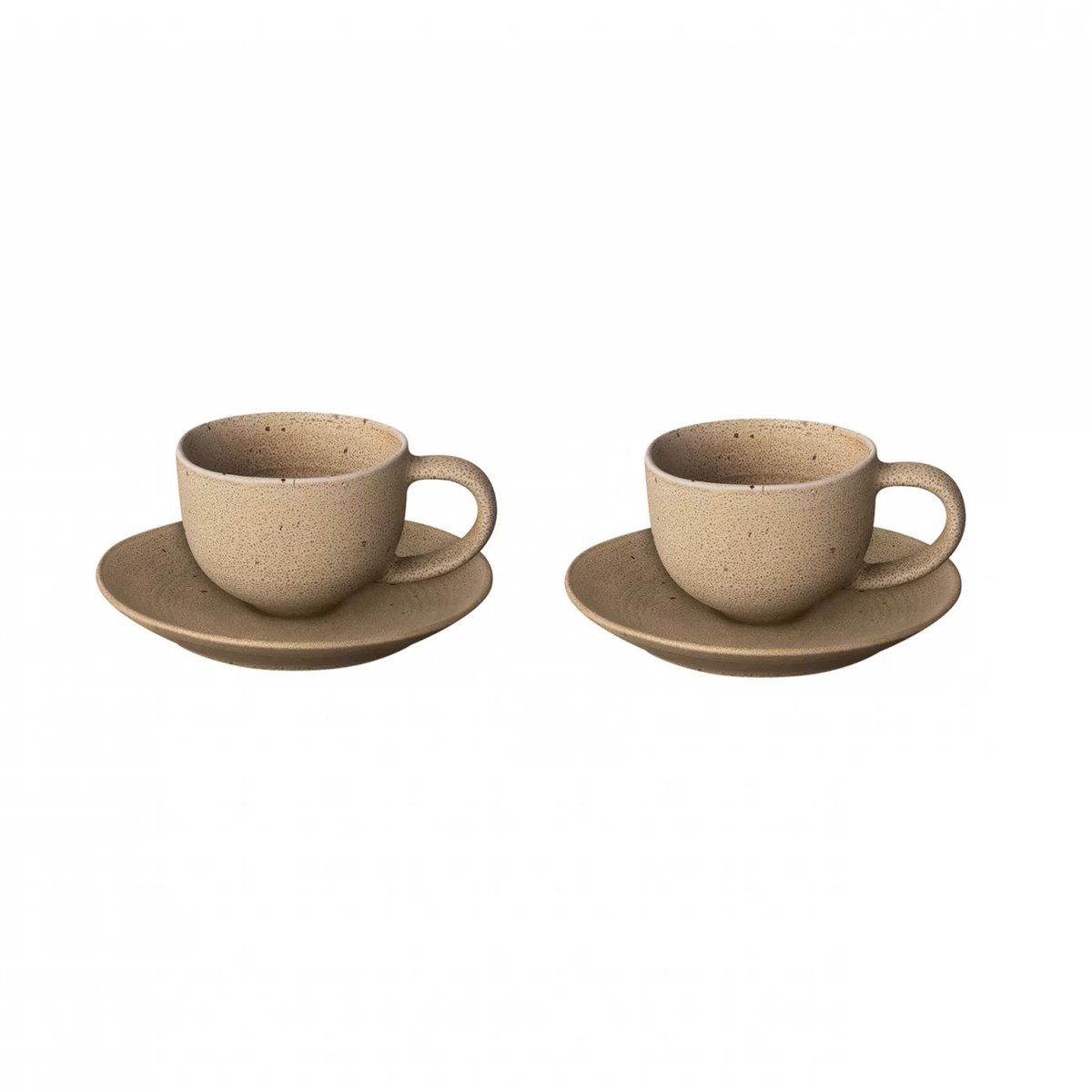 blomus Kumi espressokuppi aluslautasella 6 cl 2-pakkaus Fungi