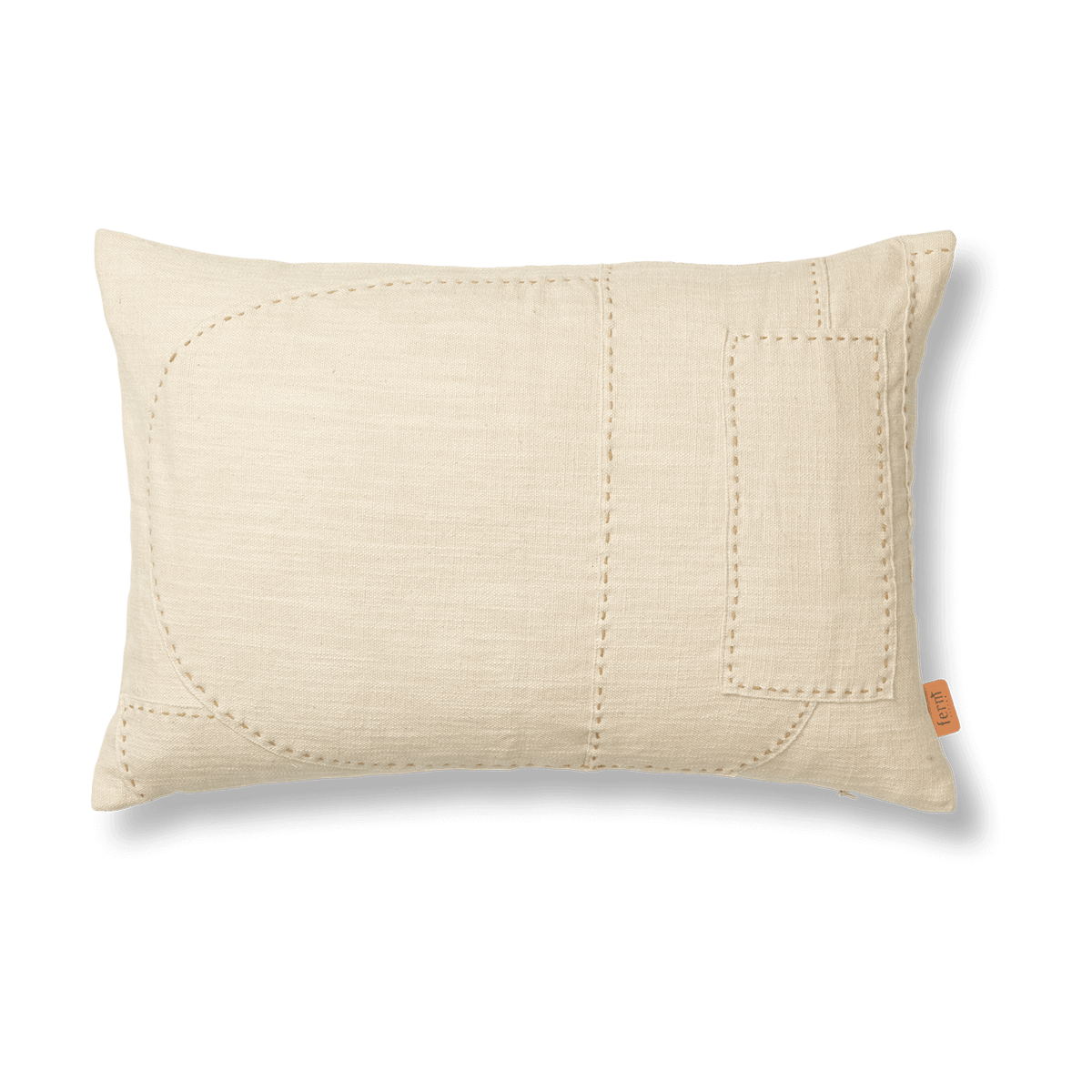 Ferm Living Darn tyynynpäällinen 40x60 cm Luonnollinen