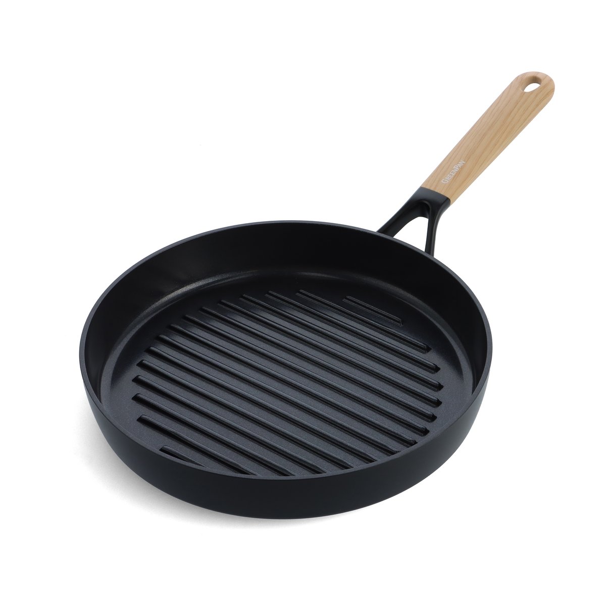 GreenPan Eco Smartshape grillipannu 28 cm Light wood