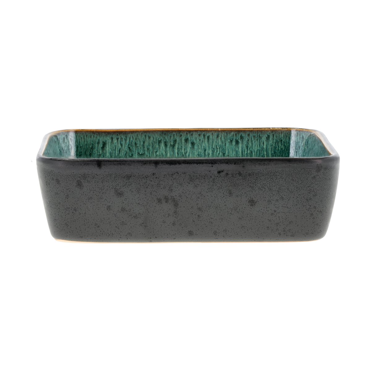 Bitz Bitz lautanen suorakulmainen 14x19 cm Black-green