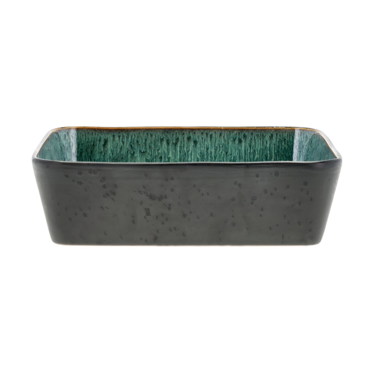 Bitz Bitz lautanen suorakulmainen 21x28 cm Black-green