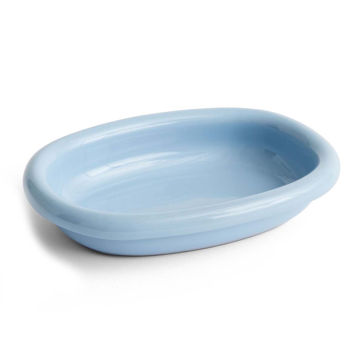 HAY Barro soikea tarjoilulautanen small 20x27,5 cm Light blue