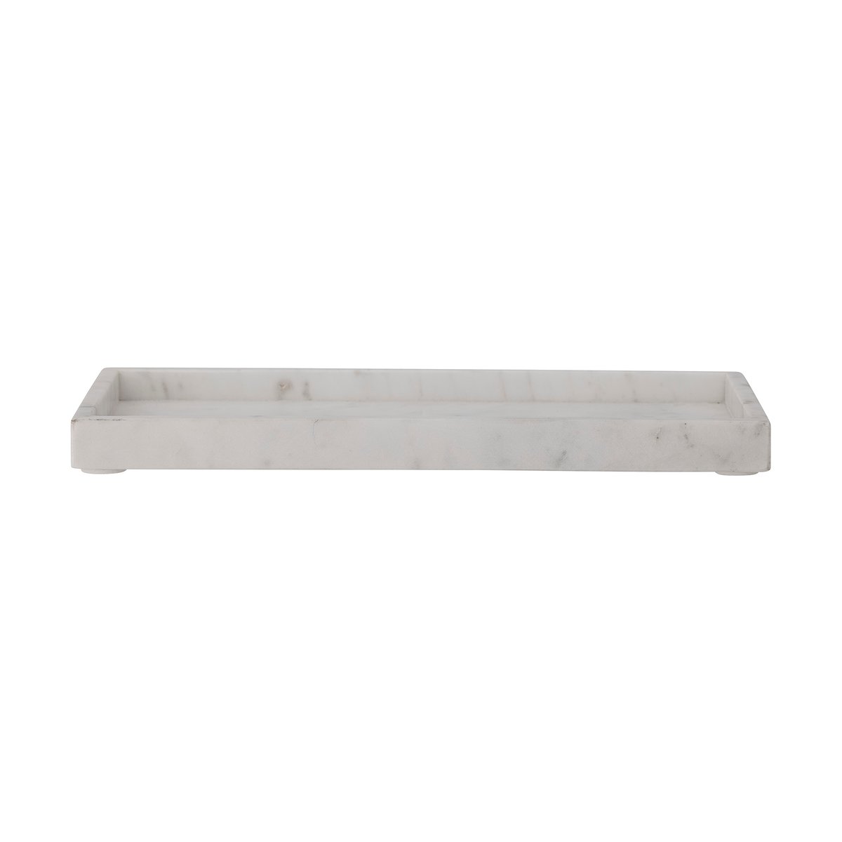 Bloomingville Majsa koristetarjotin 18x38 cm White marble