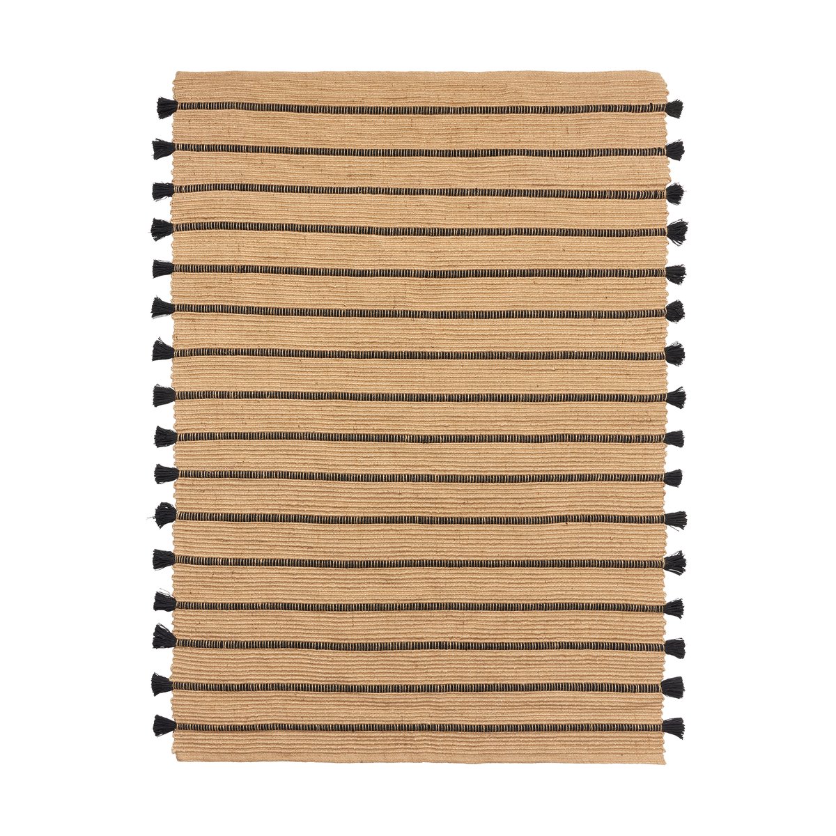 Broste Copenhagen Ezra matto 140x200 cm Natural-black