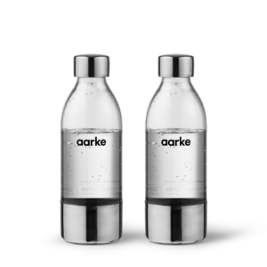 Aarke Aarke PET vesipullo 65 cl 2 kpl Kirkas-ruostumaton teräs