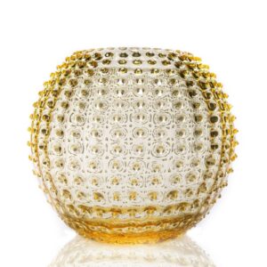 Anna Von Lipa Hobnail Globe maljakko 24 cm Sitruuna