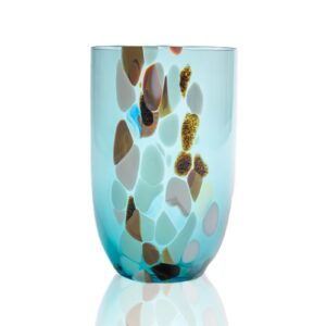Anna Von Lipa Marmorijuomalasi 30 cl Amalfi sininen