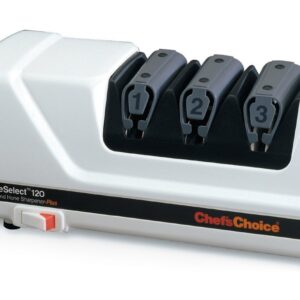 Chef's Choice Model 120 Veitsenteroitin sähköinen timantti 3 vaihetta Valkea