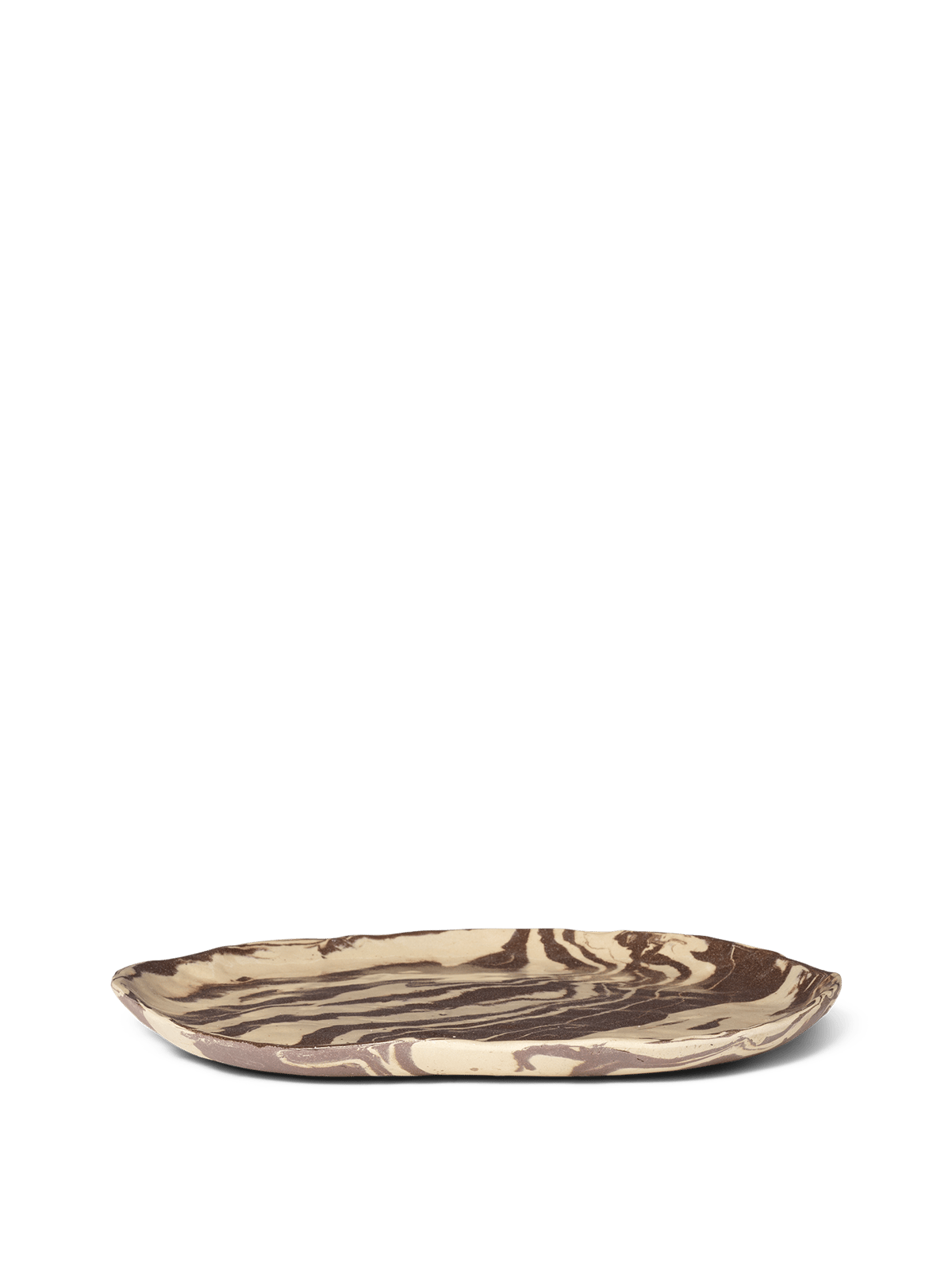 Ferm Living Ryu lautanen 34 cm Hiekanruskea