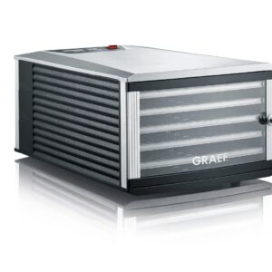 Graef Graef DA506 Dehydrator sienikuivain 6 tarjotinta Musta-harmaa