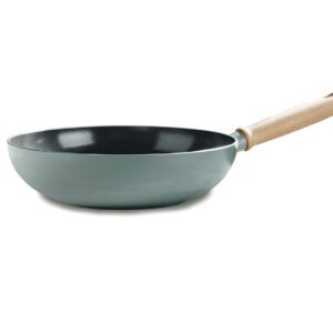 GreenPan Mayflower Pro wok-pannu 28 cm Vihreänsininen