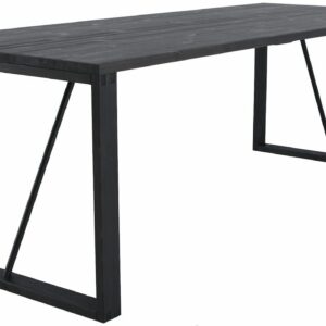 Honka lankkupöytä 220x90 cm musta