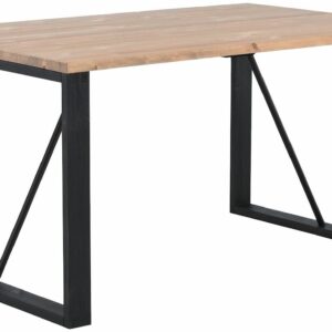 Honka lankkupöytä 140x90 antiikkipetsattu/musta