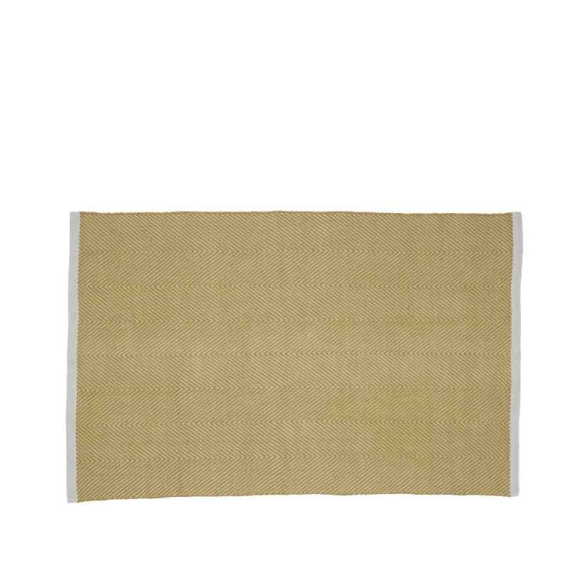 Hübsch Mellow matto 120x180 cm Keltainen