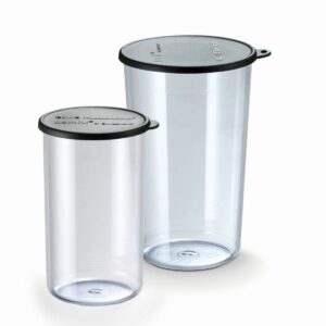 Bamix Sekoituskupit kansilla 400+600ml bamixille Läpinäkyvä