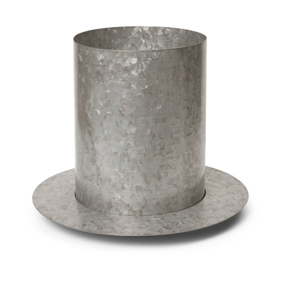 Ferm Living Auran ruukku medium 26,6 cm Galvanized iron