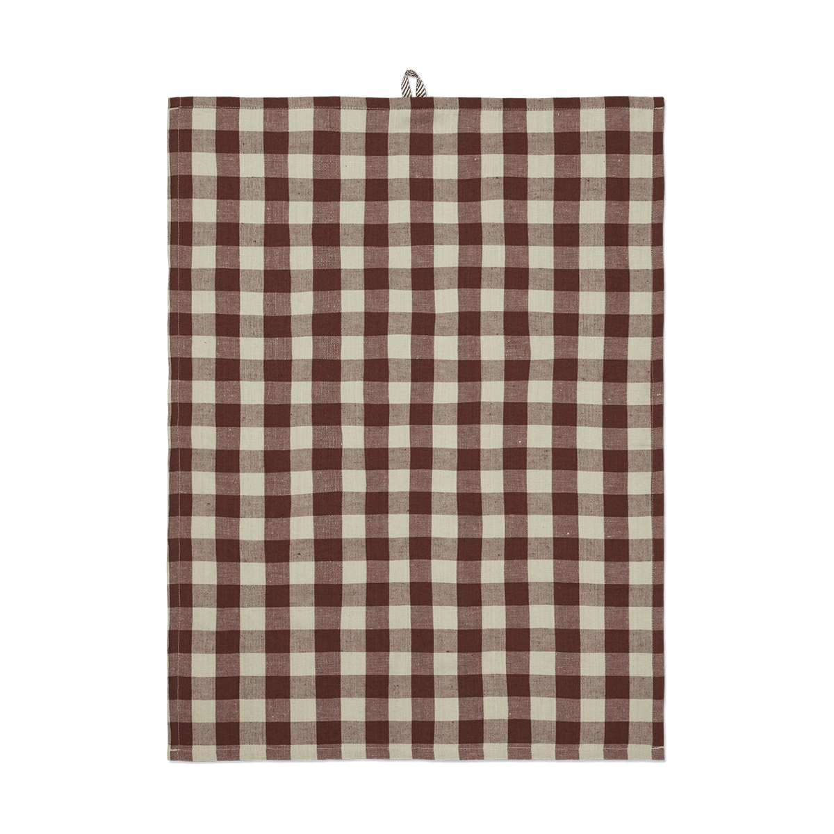 Ferm Living Hale keittiöpyyhe 50x70 cm Cinnamon-grey green