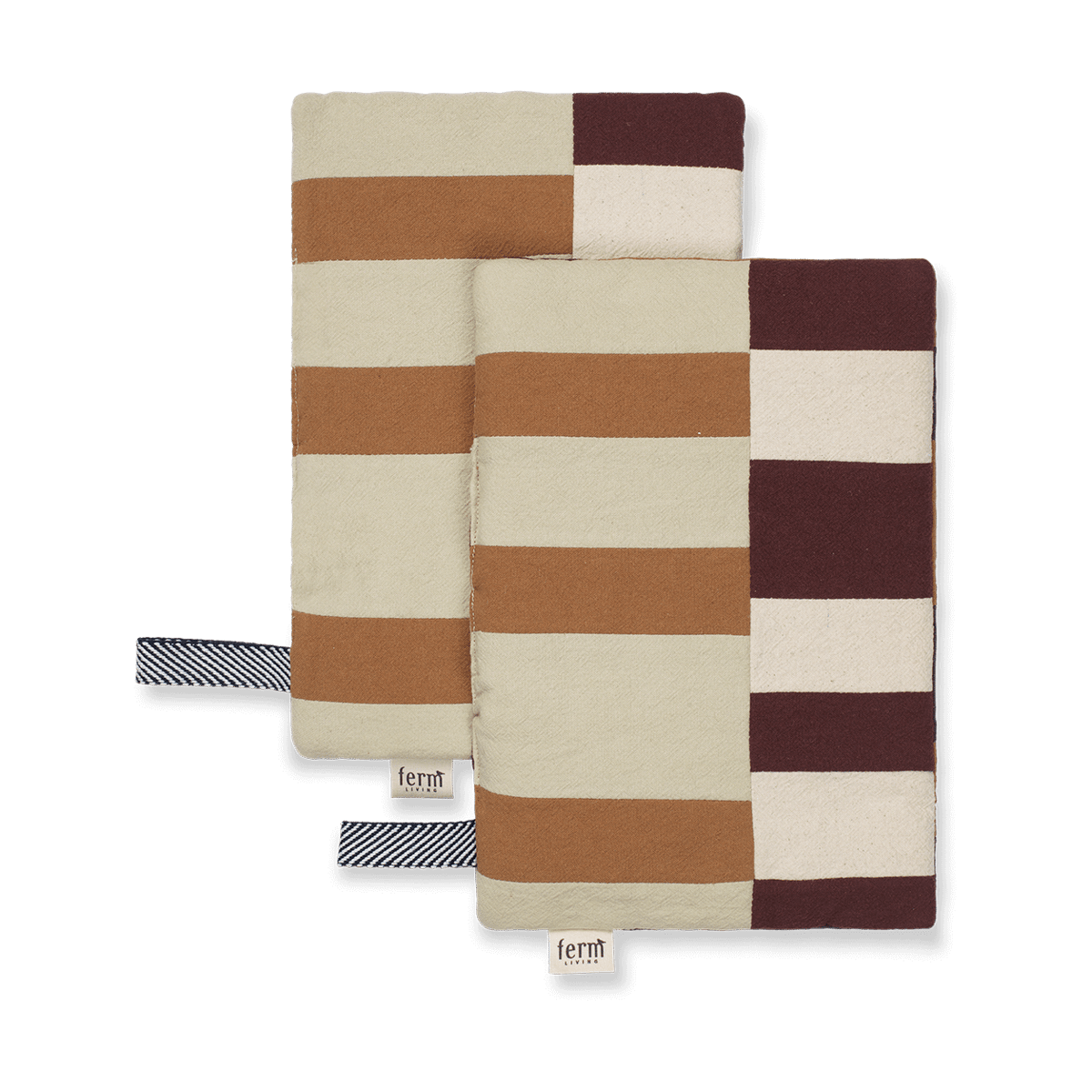 Ferm Living Section patalappu 2-pakkaus Patchwork