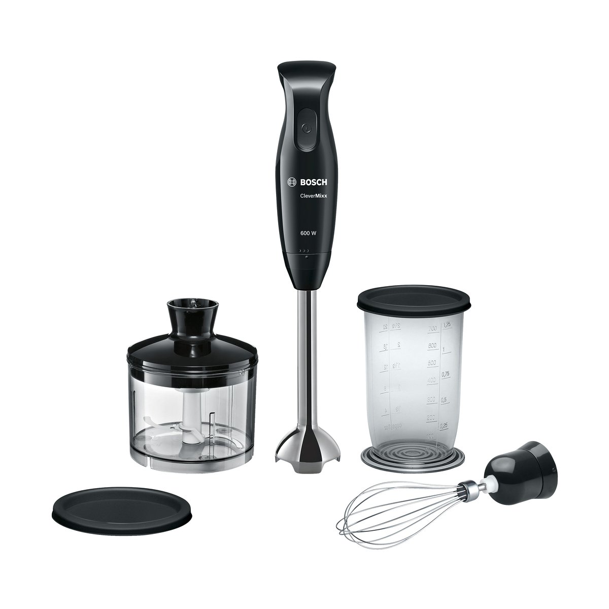 Bosch Bosch CleverMixx MSM2650B sauvasekoitinsetti 600W Musta-antrasiitti