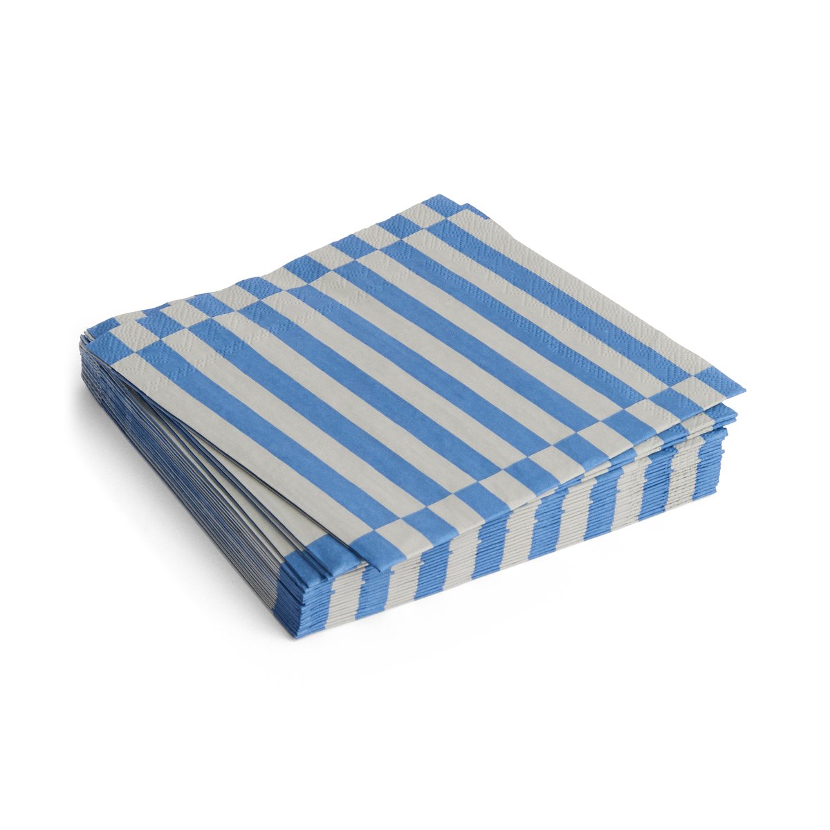 HAY Pattern Lunch Stripe servietti 33x33 cm 20-pakkaus Grey-blue pillar