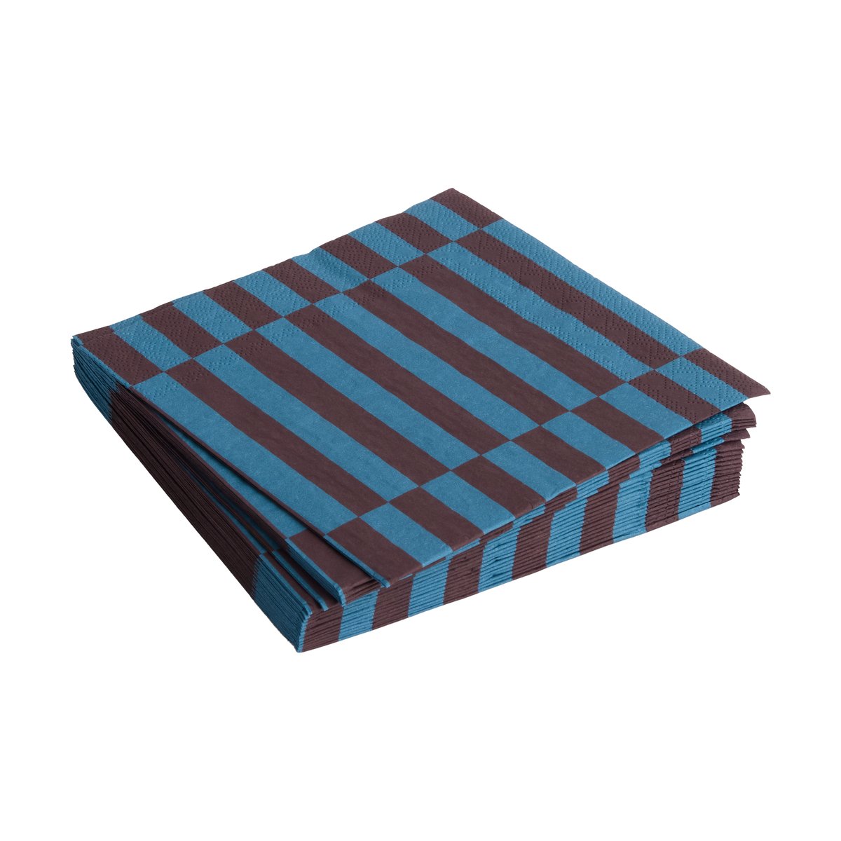 HAY Pattern Lunch Stripe servietti 33x33 cm 20-pakkaus Anthracite-bordeaux pillar