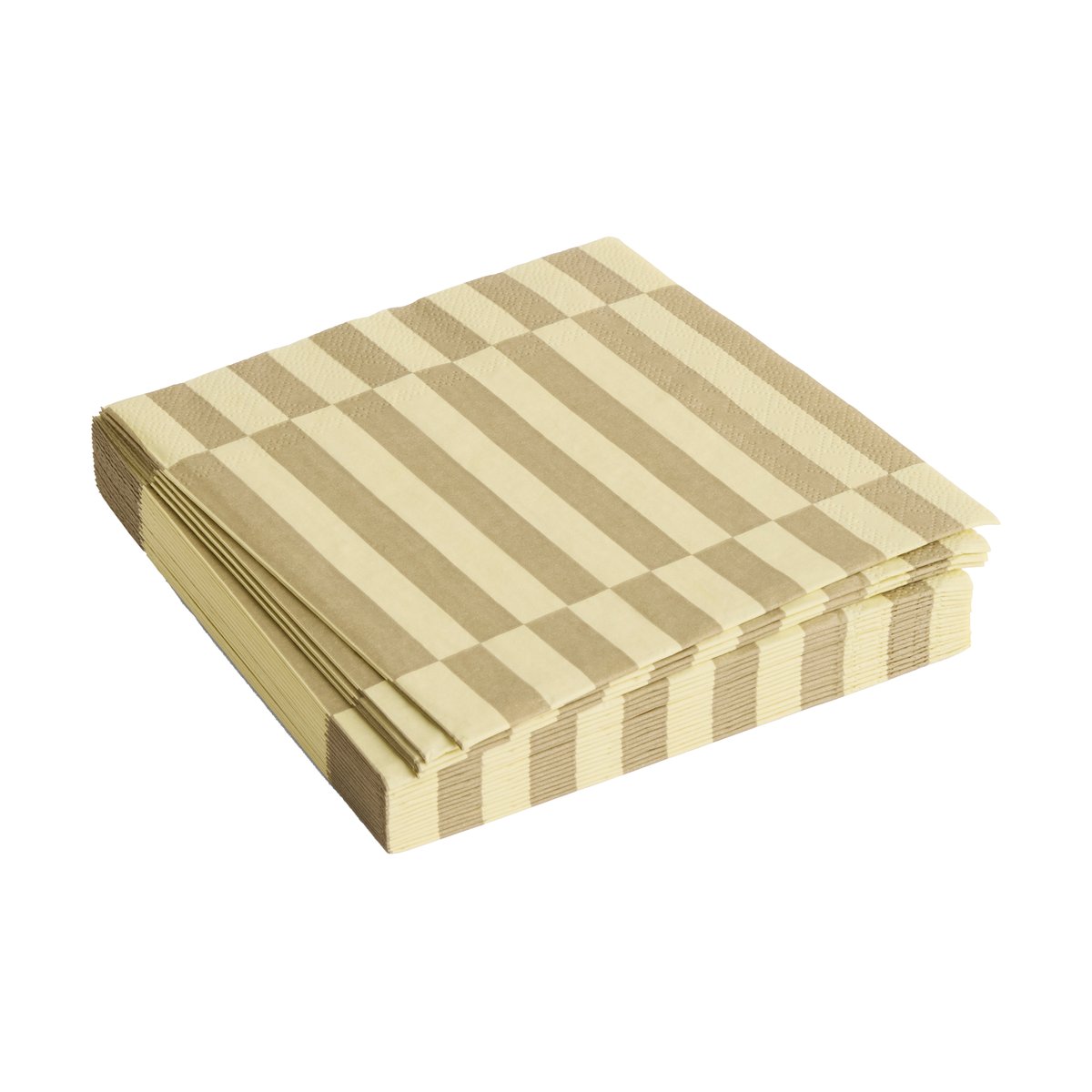 HAY Pattern Lunch Stripe servietti 33x33 cm 20-pakkaus Cream-sand pillar