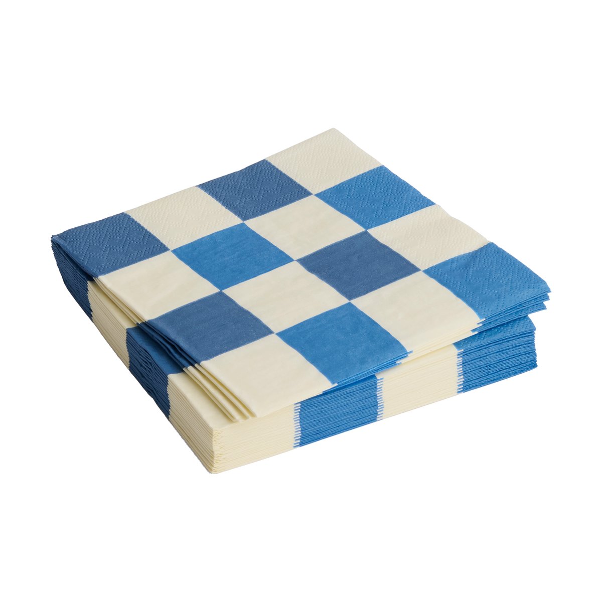 HAY Pattern Lunch Check servietti 33x33 cm 20-pakkaus Off white-blue M