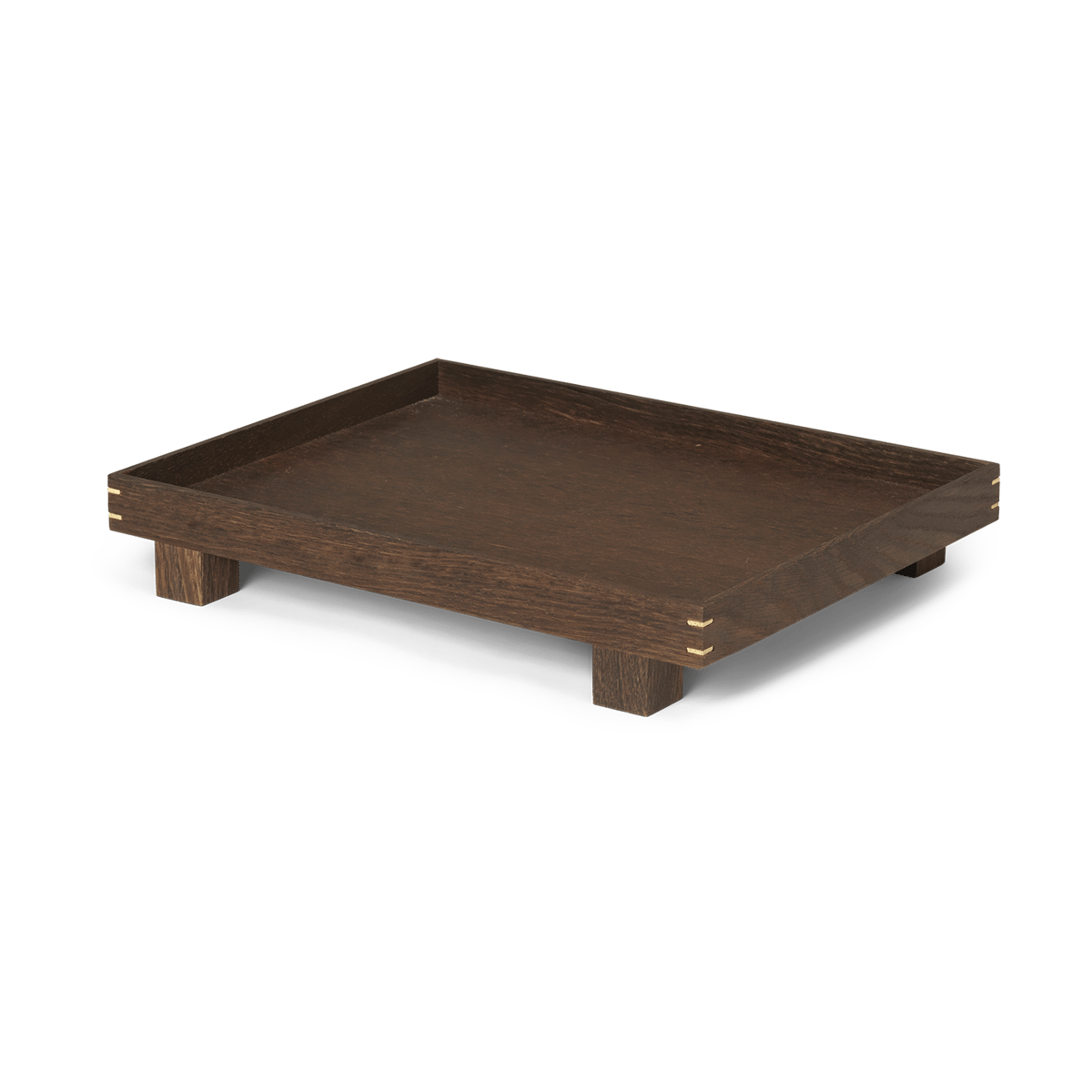 Ferm Living Bon puutarjotin small Smoked oak