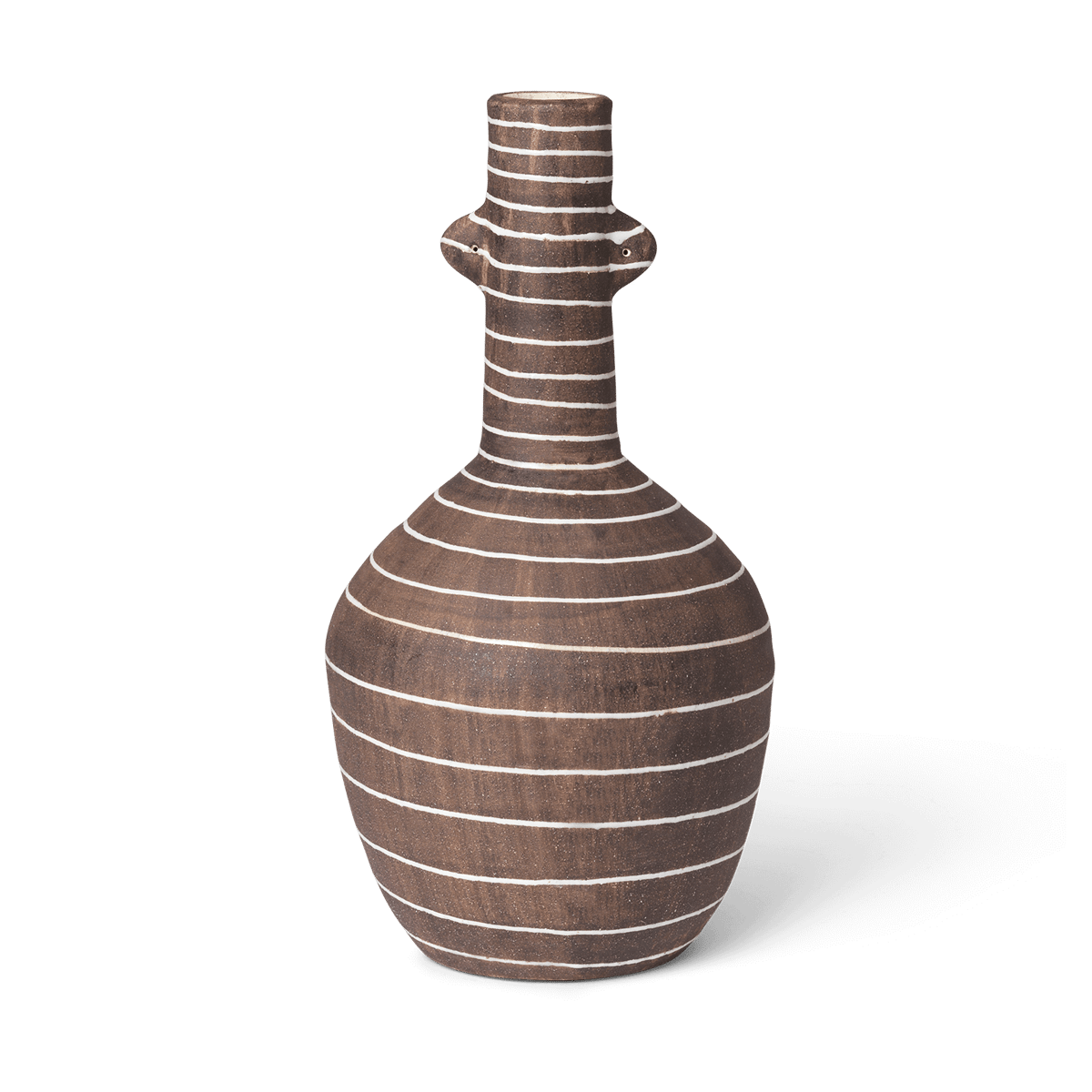 Ferm Living Brura maljakko 32 cm Coffee-white