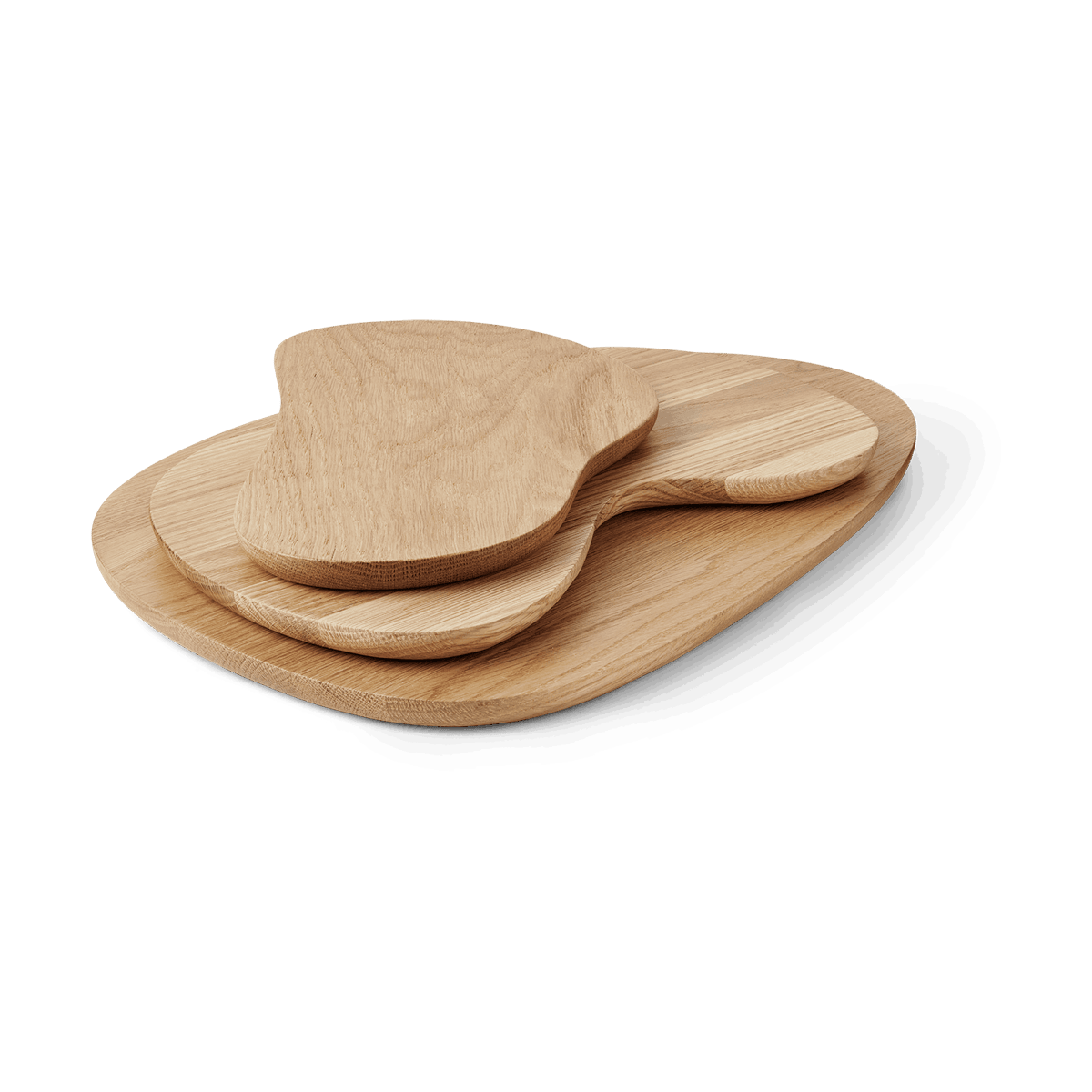 Ferm Living Cairn leikkuulauta 3 osaa Oak