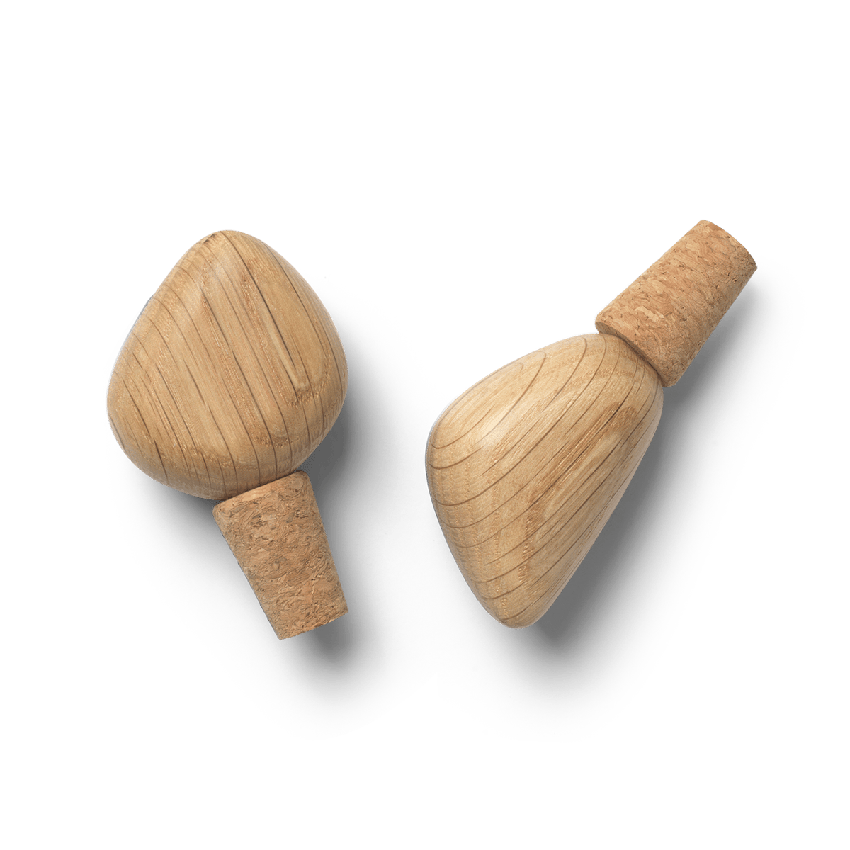Ferm Living Cairn viinipullonavaaja 2 kpl Oak