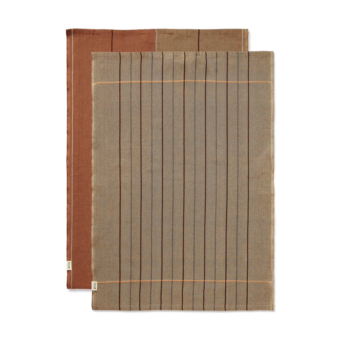 Ferm Living Ito keittiöpyyheliina 50x70 cm 2-pakkaus Hazel-oat