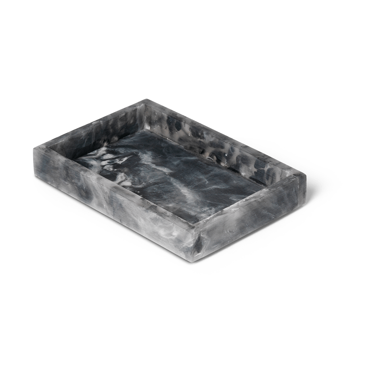 Ferm Living Mist koristetarjotin 10x15 cm Charcoal