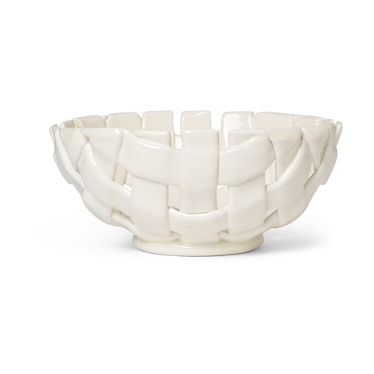 Ferm Living Plait kulho Ø24 cm Off white