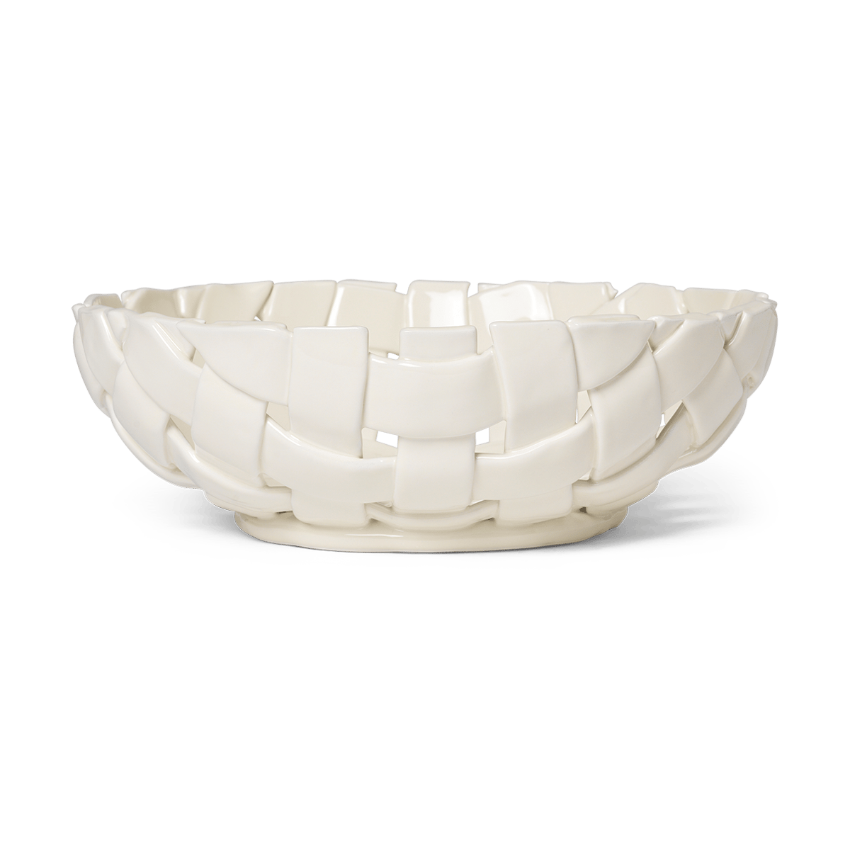 Ferm Living Plait kulho Ø30 cm Off white
